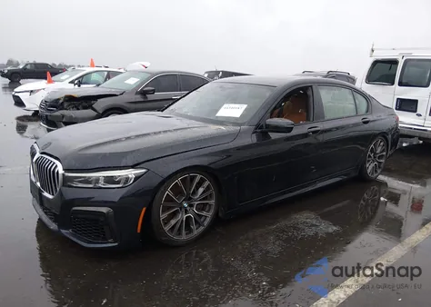 2022 BMW 750 I xDrive from USA, damaged, VIN WBA7U2C02NCG96327